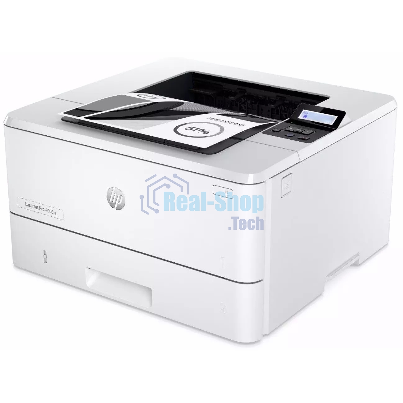 Принтер лазерный HP LaserJet Pro 4003n (2Z611A), A4, ч/б, печ. до 40 стр/мин., 1200 x 1200 dpi, USB, RJ-45, Air Print, Mopria