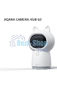 Камера AQARA Camera Hub G3/Камера+ управления/Управление жестами/Камера 360/2K 2304х1296p/Протокол связи:Zigbee/WiFi/Питание:USB-C/белый CH-H03