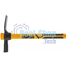 Кирка-молоток Denzel 650 г, фибергласовая обрезиненная рукоятка 385 мм