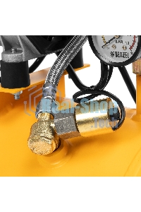 Компрессор Denzel DLS950/24 безмаслянный малошумный 950 Вт, 165 л/мин,ресивер 24 л