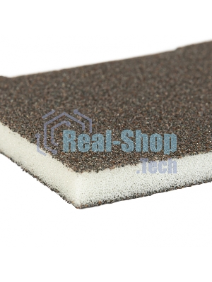 Губка для шлифования Matrix, 125 х 100 х 10 мм, мягкая, 3 шт., P 60/80, P 60/100, P 80/120