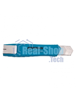 Нож Gross 195 мм, метал. корпус, выдв. сегм. лезвие 25 мм (SK-5), метал. напр-щая, клипса для ремня