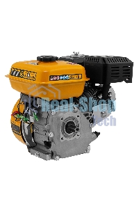 Двигатель бензиновый Denzel RX-17S, 7 л.с., 212 см3, горизонтальный вал шлиц 25 мм