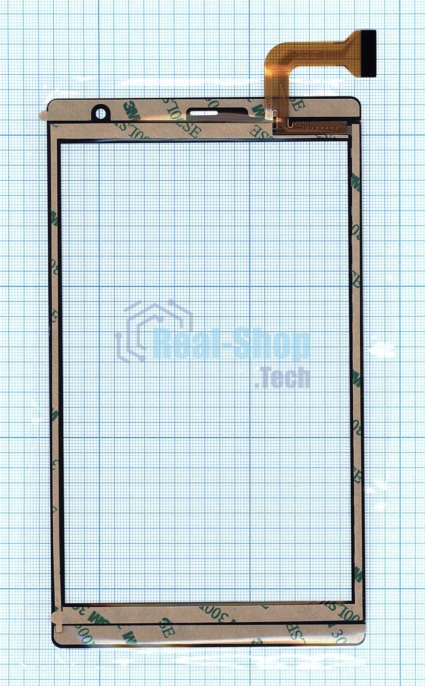Сенсорное стекло (тачскрин) DEXP Ursus E170 черное