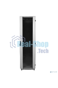Шкаф телеком. напольный 42U (800x1000) дверь стекло (ШТК-М-42.8.10-1ААА) (3 коробки)
