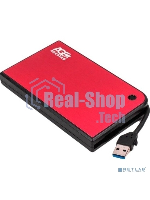 Внешний корпус для HDD AgeStar 3UB2A14 (красный) usb3.0 to 2,5
