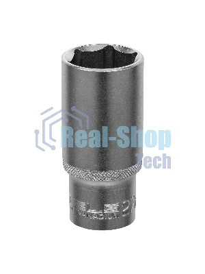 Головка торцевая удлиненная, 27 мм, 6-гранная, CrV, под квадрат 1/2