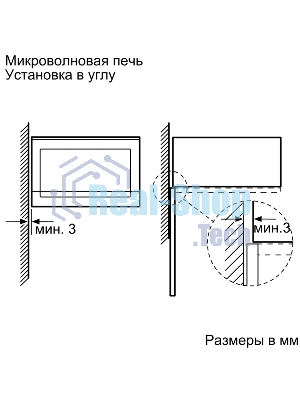 Микроволновая печь встраиваемая Bosch BEL454MB1F 6 Series, 900Вт,LED-display,AutoPilot 8, 25 л, гриль, черный, 382x594x388 мм
