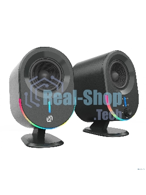 Акустическая система Оклик OK-303A 2.0 черный 20Вт BT