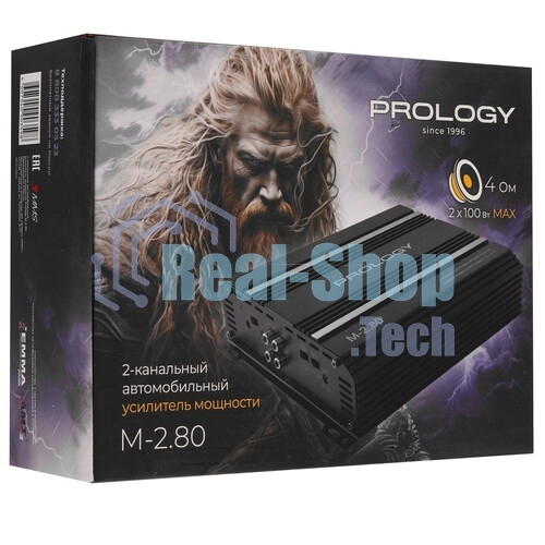 Усилитель автомобильный Prology M-2.100 двухканальный