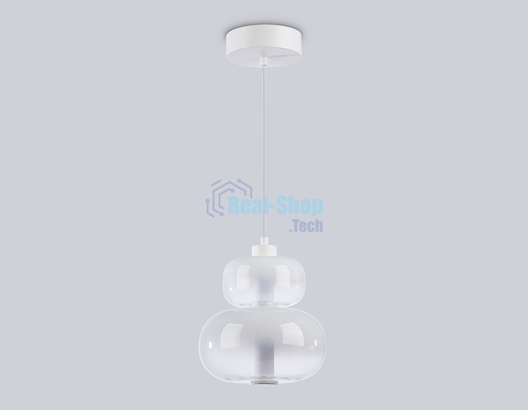 Подвесной светодиодный светильник Ambrella light LH11051 WH/FR белый/белый матовый 12W 3000K D230*265