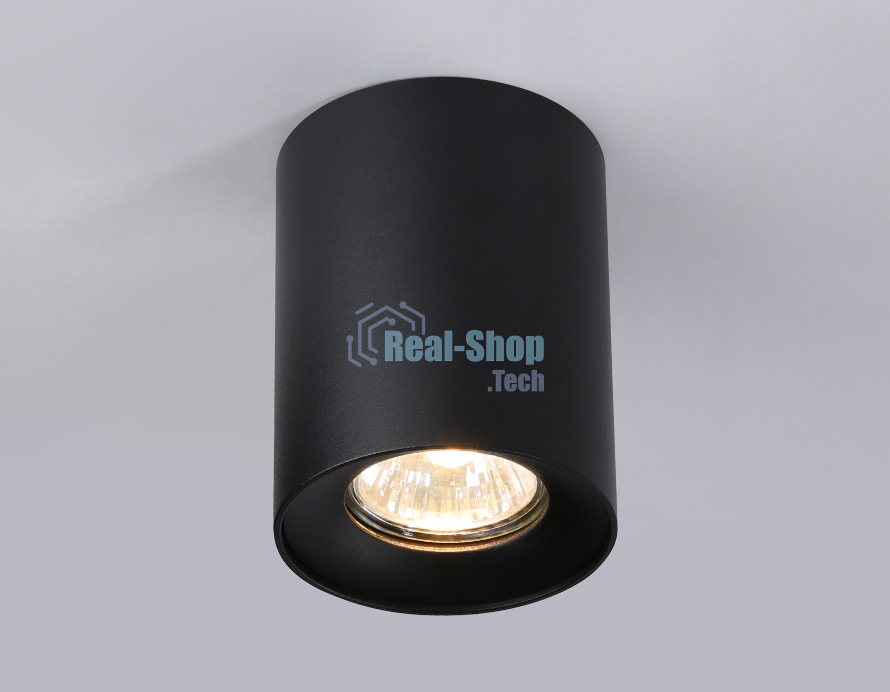 Светильник Ambrella light TN213137 BK черный GU10 max 12W D80*100