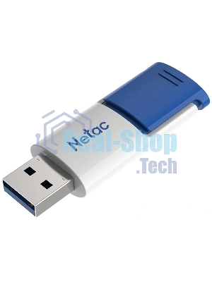 Флешка USB Netac U182 (NT03U182N-016G-32BL), 16GB, USB 3.2, R/W 100/30, синий