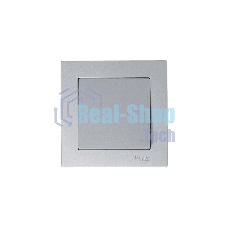 Механизм переключателя 1-кл. ATLAS DESIGN (сх.6) 10АХ алюм. SchE ATN000361