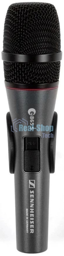 Микрофон Sennheiser e 865-S конденсаторный вокальный, суперкардиоида, бесшумный выключатель ON/OFF, 20 - 20000 Гц