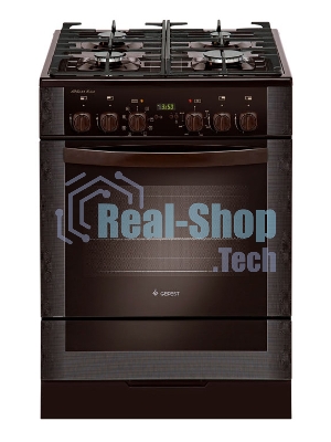 Плита комбинированная Gefest ПГЭ 6502-03 0045 коричневый, конфорок 4 газовых, духовка 55 л, 60 см x 85 см x 60 см
