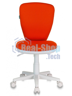 Кресло детское Бюрократ KD-W10/26-29-1 оранжевый 26-29-1 (пластик белый)