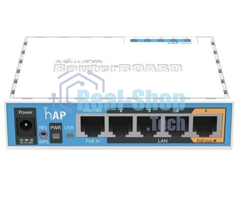 Точка доступа Mikrotik hAP RB951Ui-2nD RouterBOARD hAP