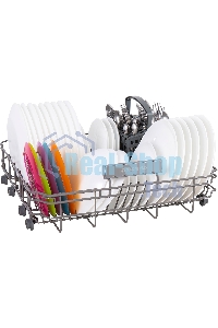 Посудомоечная машина Maunfeld MWF12S, белый, 59.8 см, 12 компл., 52 дБ, класс A+