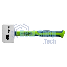 Киянка резиновая Сибртех, 680г белая резина, фибергласовая рукоятка