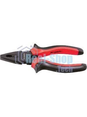 Плоскогубцы Matrix черный Nickel, 180 мм, комбинированные, двухкомпонентные рукоятки