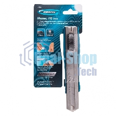 Нож Gross 195 мм, метал.корпус, выдв. сегм. лезвие 25 мм (SK-5), метал. напр-щая, клипса для ремня