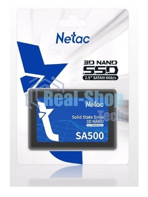 Накопитель SSD Netac SA500, 2Tb, SATA III, 2.5