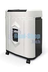 Шредер Heleos АП20-5 белый/черный с автоподачей (секр.P-5) перекрестный 131лист. 20лтр. скрепки скобы пл.карты