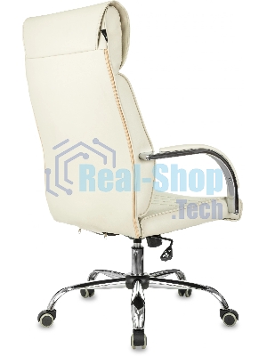 Кресло Бюрократ T-8010SL/IVORY слоновая кость, экокожа