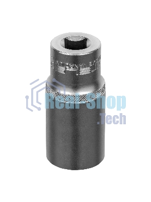 Головка торцевая удлиненная, 27 мм, 6-гранная, CrV, под квадрат 1/2