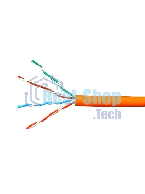 Кабель Cablexpert UPC-5051E-LSZH-4-CU indoor, UTP-LSZH 4x2x0.51, медный, кат.5e, однож., 305м, box, оранжевый