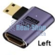 Переходник mini HDMI на HDMI влево