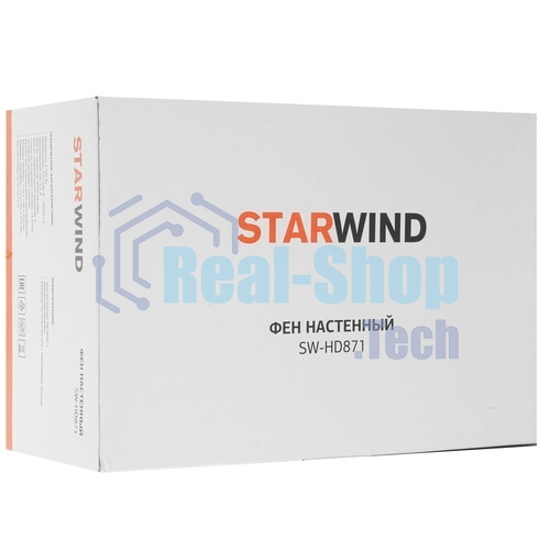 Фен Starwind SW-HD871 белый, 1100 Вт