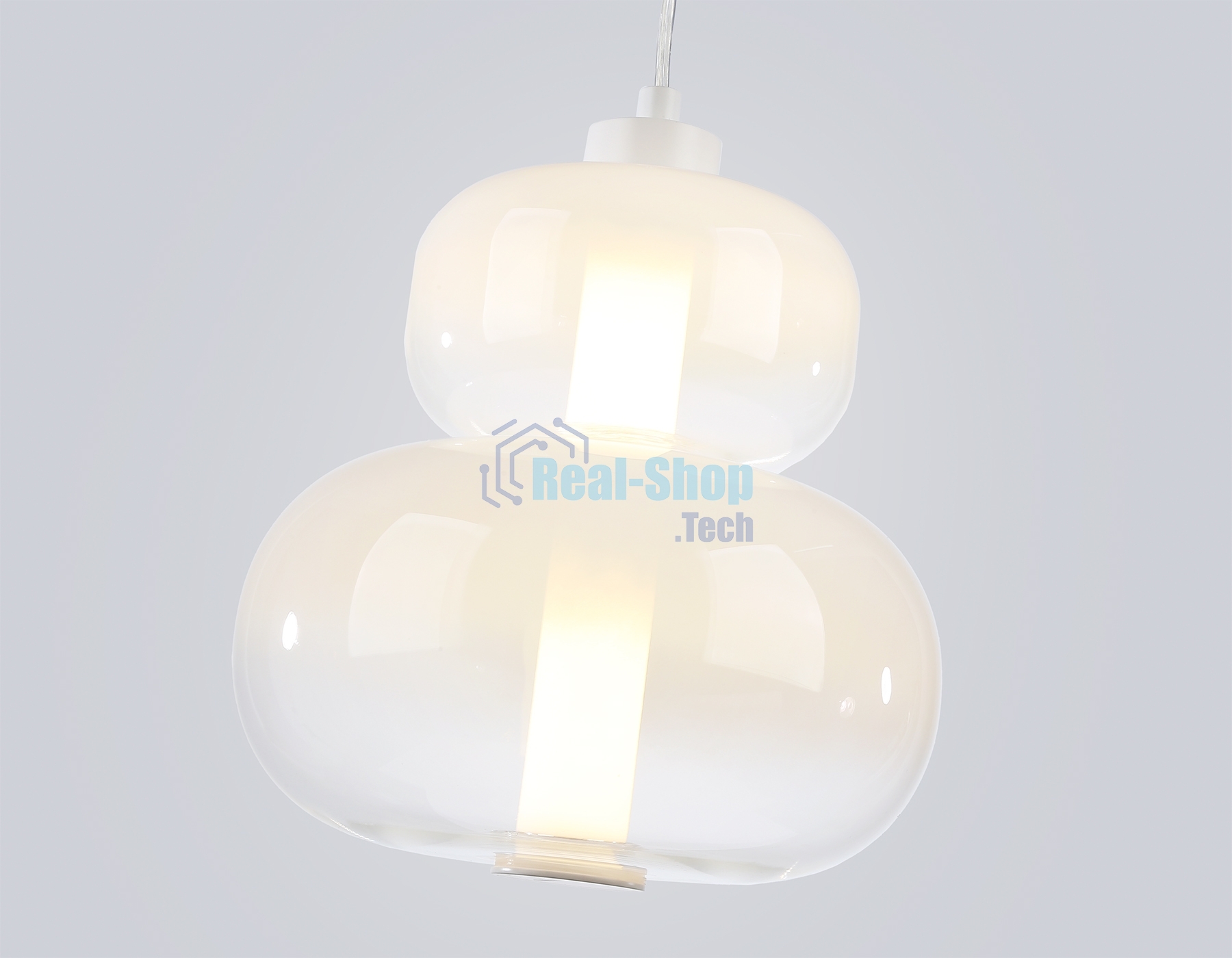 Подвесной светодиодный светильник Ambrella light LH11051 WH/FR белый/белый матовый 12W 3000K D230*265