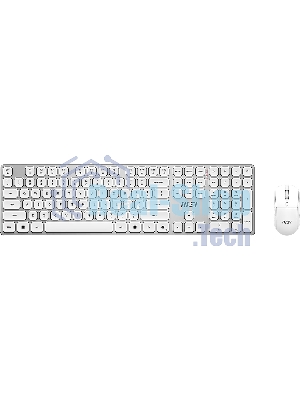 Комплект клавиатура и мышь MSI FORGE K210 W COMBO WHITE RU