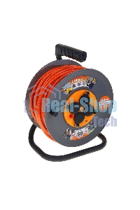 Удлинитель катушка UNIVersal ВЕМ-250 IP-44 термо ПВС 3x1,5 4 гнезда 50мс заземлением