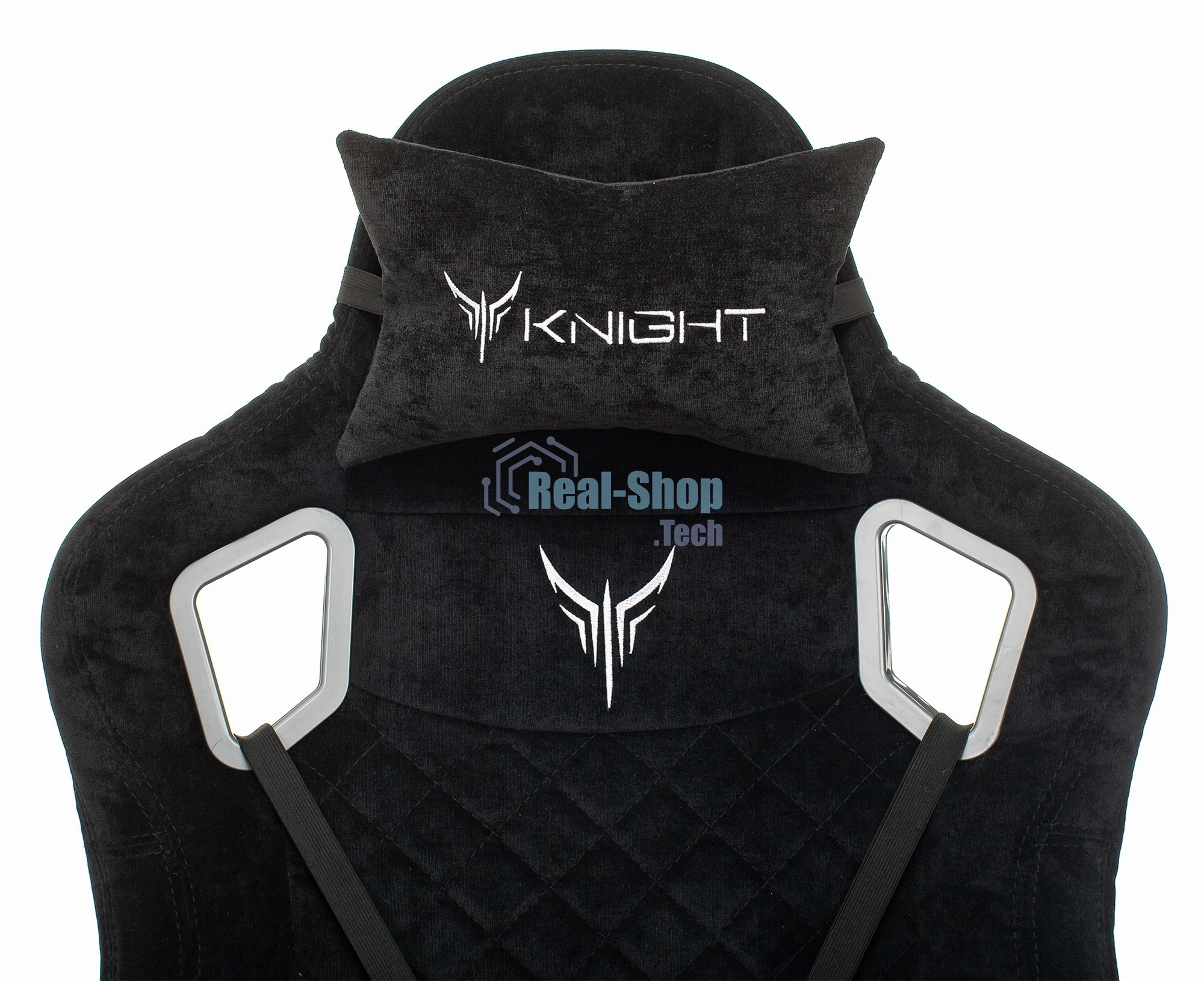 Кресло игровое Бюрократ Knight Outrider Light-20 черный с подголов. крестовина металл