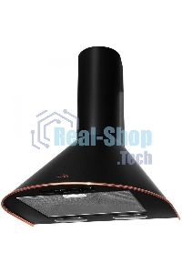 Вытяжка каминная Elikor Эпсилон 60П-430-П3Л черный/бронза, 60 см, 430 куб. м/ч, 54 дБ