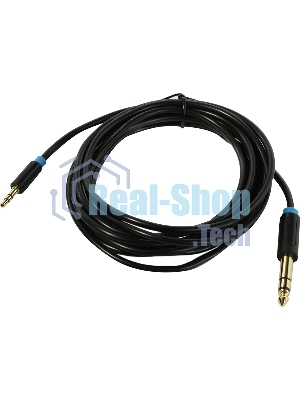 Кабель Vention аудио Jack 6,5 мм M/3,5 M - 3 м