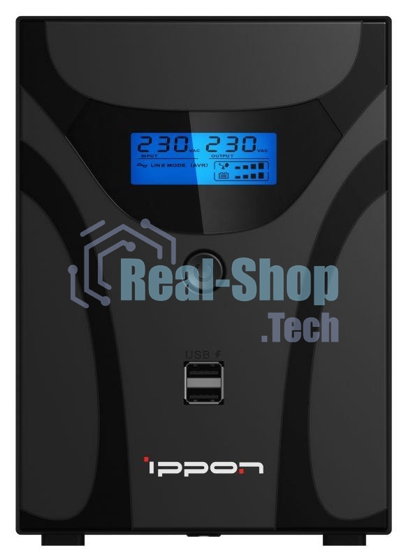 Источник бесперебойного питания Ippon Smart Power Pro II Euro 1200 / 1200 ВА / 720 Вт / 4 x CEE 7 (евророзетка)