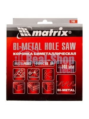 Коронка Matrix BIMETAL, 140 мм
