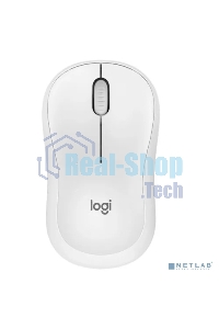 Мышь беспроводная Logitech M240 SILENT белый, 4000 dpi, Bluetooth, кнопки - 3