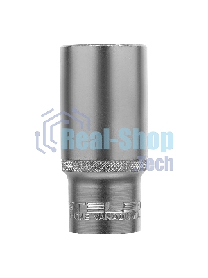 Головка торцевая удлиненная, 27 мм, 6-гранная, CrV, под квадрат 1/2