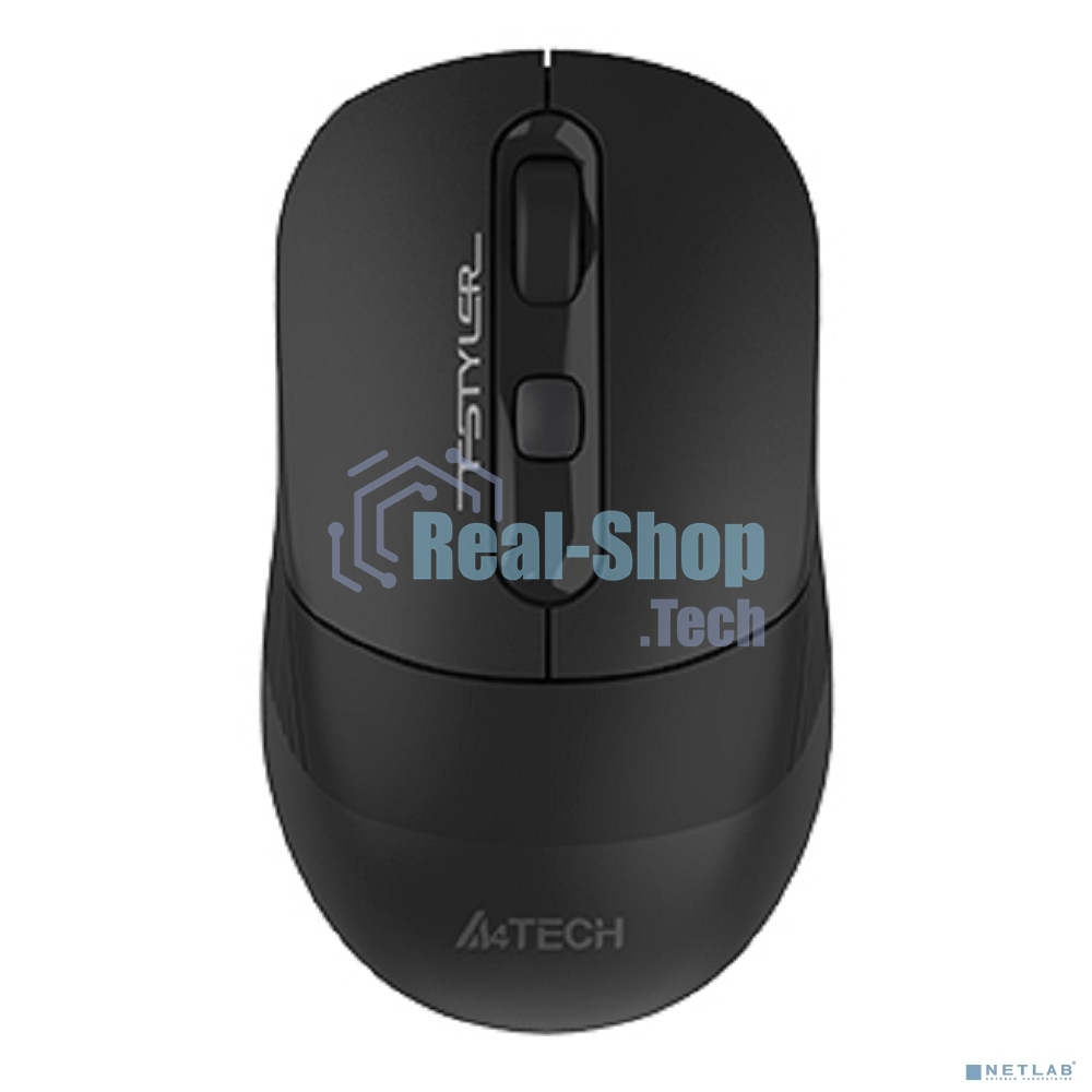 Мышь беспроводная A4Tech Fstyler FB10CS черный, 2000 dpi, радиоканал, Bluetooth, USB, кнопки - 4