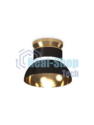 Светильник Ambrella Light XS8102061 SBK/PYG/CL черный песок/золото желтое полированное/прозрачный GX53 (N8909, C8102, N8145)