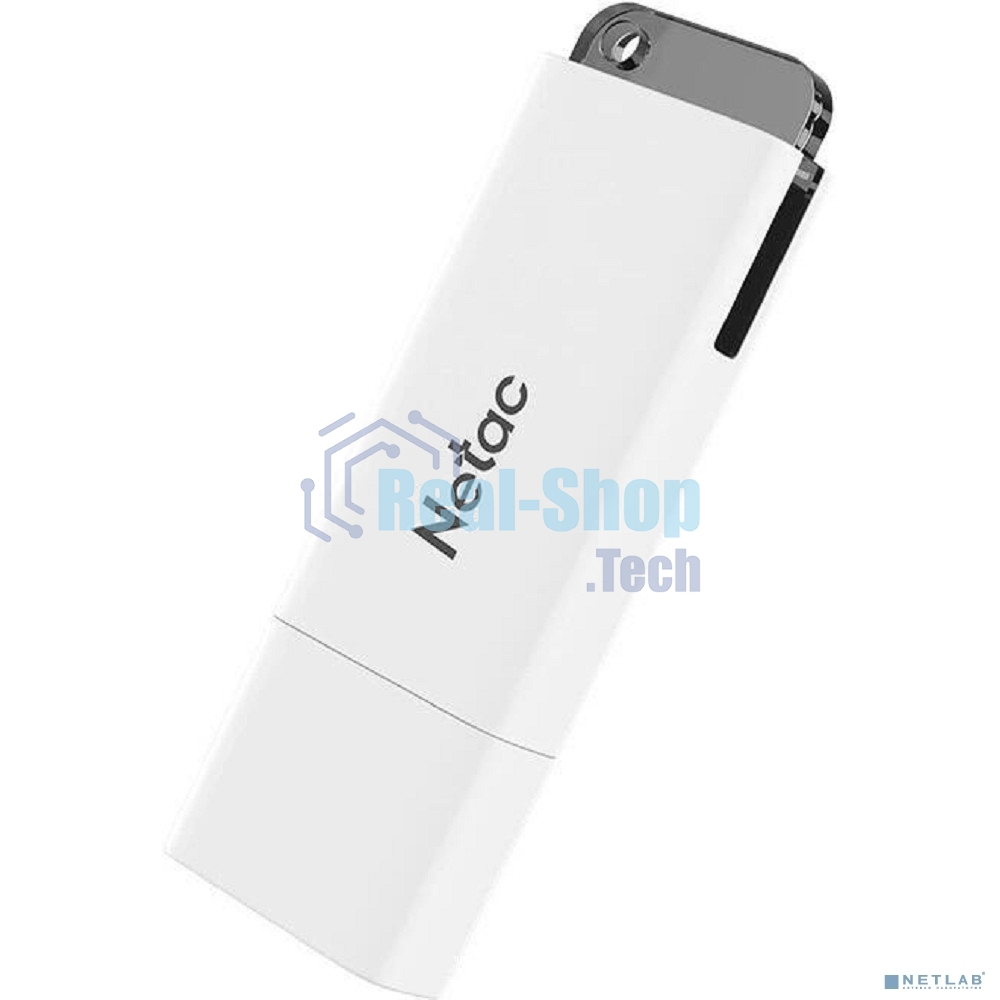 Флешка USB Netac U185 белый USB 3.0 Flash 16Gb, NT03U185N-016G-32WH, LED индикатор