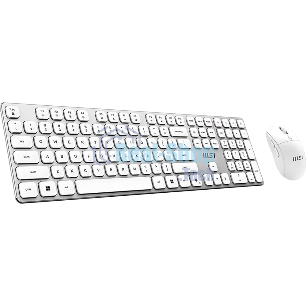Комплект клавиатура и мышь MSI FORGE K210 W COMBO WHITE RU