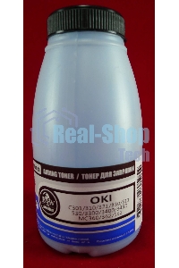 Тонер OKI C301/C321/C310/C330/C331/C510/C511/C530/C531/C3300/C3400/C3450/C3520/C3530/C3600/C5600/C5700/MC350/MC351/MC352/MC360/MC361/MC362/MC561/MC562 Cyan (фл., 50г) B&W Premium (Tomoegawa) - фас.России