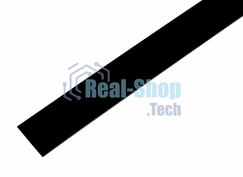 Термоусаживаемая трубка Rexant 22,0/11,0 мм, черная, упаковка 10 шт. по 1 м