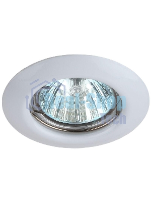 Светильник ST3 WH штампован. MR16 12В 50Вт бел. ЭРА C0043801